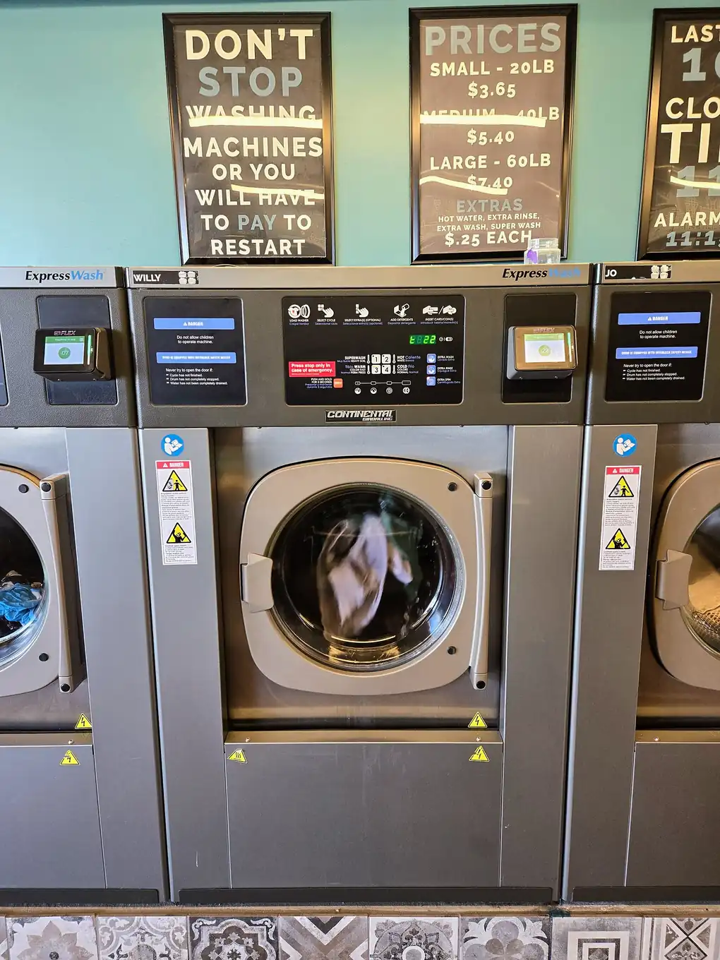 Commercial laundry equipment care